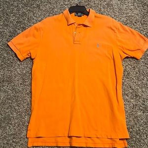 Orange Ralph Lauren Polo. Size L